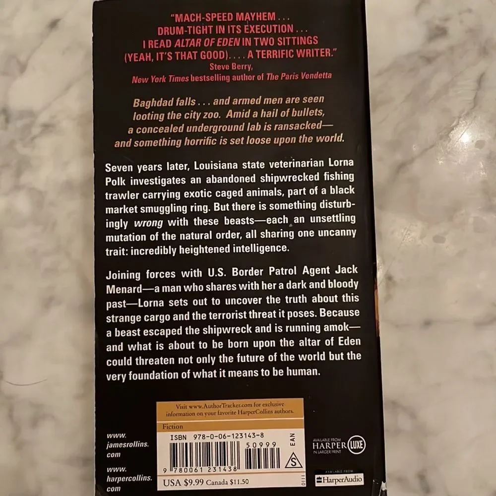 2 books by James Rollins